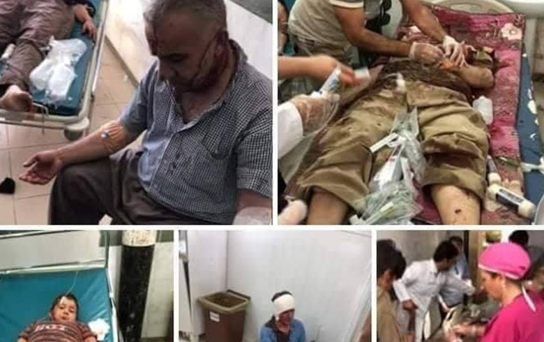 استشهاد 10 بينهم قياديين، وإصابة 35 في قصف إيراني غادر لـ