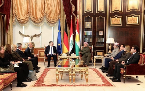 الرئيس بارزاني يستقبل وزير الدولة في وزارة الخارجية الألمانية الرئيس بارزاني يستقبل وزير الدولة في وزارة الخارجية الألمانية
