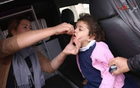 هلال الأحمر يبدأ جولة جديدة من اللقاحات ضد شلل الأطفال